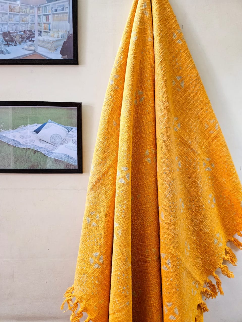 Jute Cotton Throws