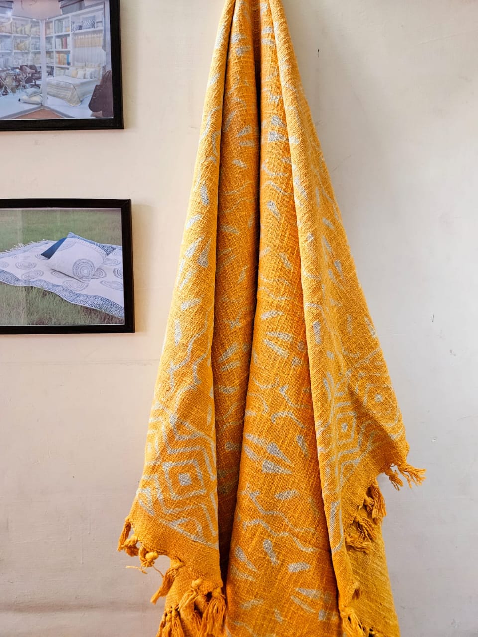 Jute Cotton Throws