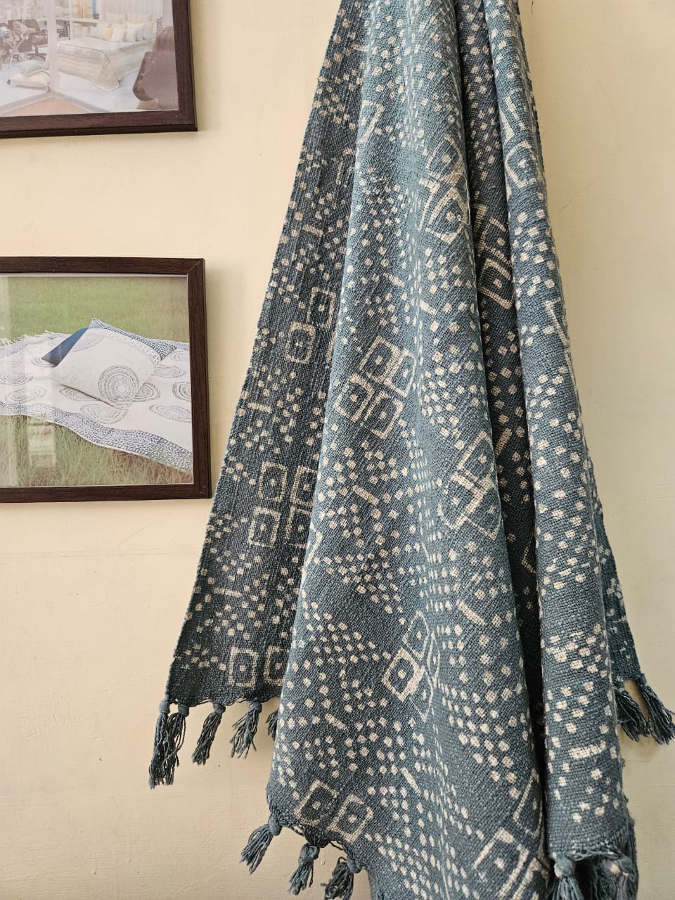 Jute Cotton Throws