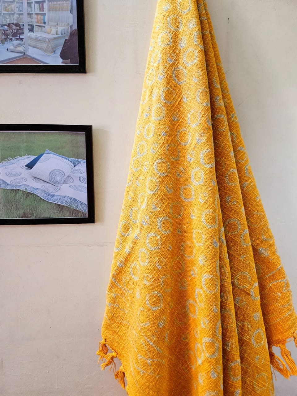 Jute Cotton Throws