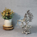Metal 3 Diya Ghanti Peacock Samai oxd