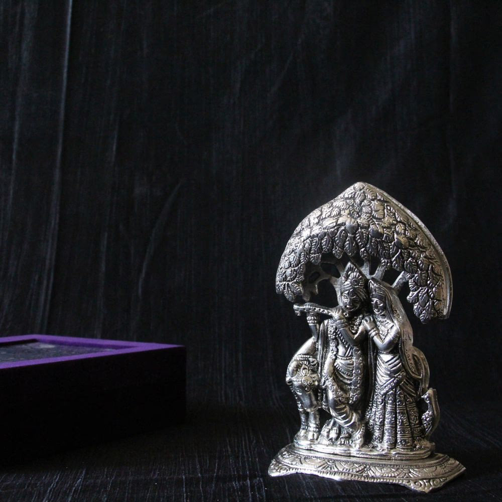 Metal Radha Krishna Tree.