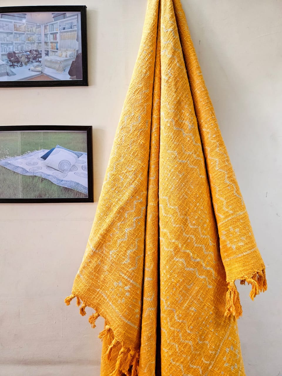 Jute Cotton Throws