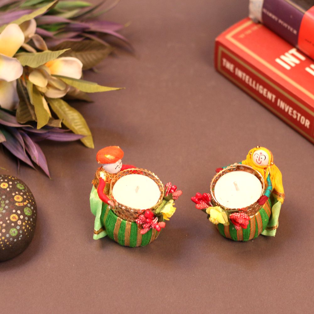 Puppet Candle Holder Set Of 2