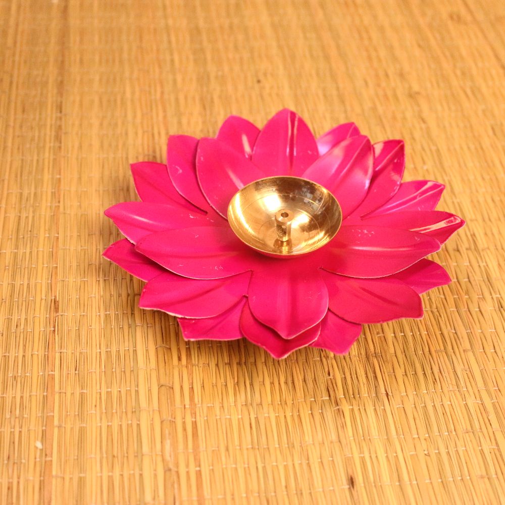 Iron Lotus Akhand Jyot Diya