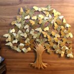IRON WALL DECOR BUTERFLY TREE BIG - 1037