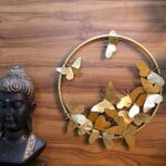 IRON WALL DECOR BUTTERFLY RING SMALL - 1070