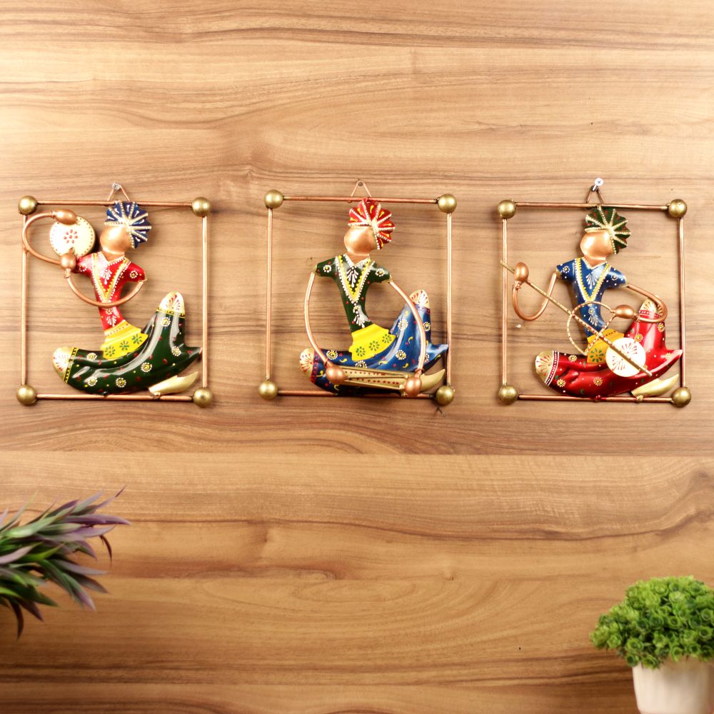 NAGPURI DOLL SET OF 3 PAINTING