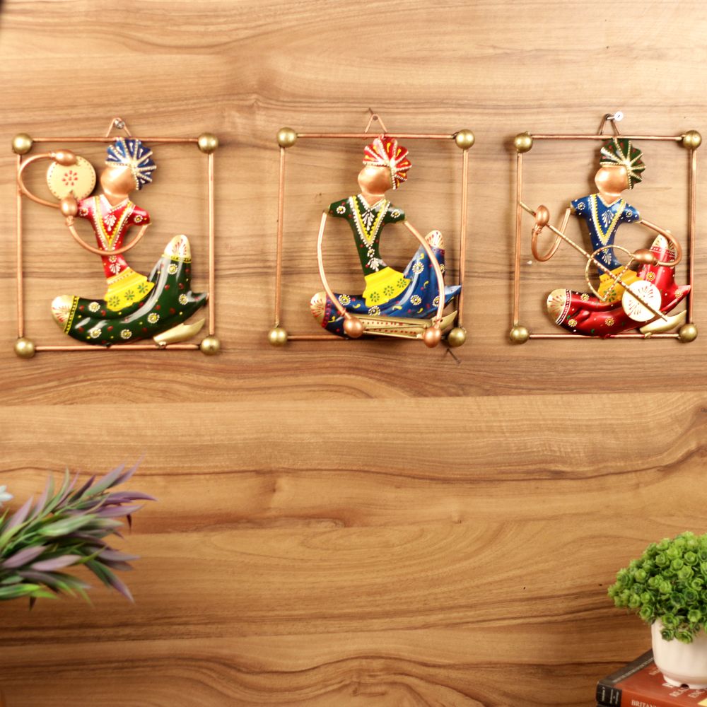 NAGPURI DOLL SET OF 3 PAINTING