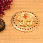 Pooja Thali With Ganesh