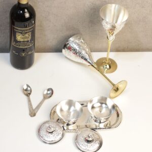 WINE GLASS AND SUPARI BOWL HAMPER