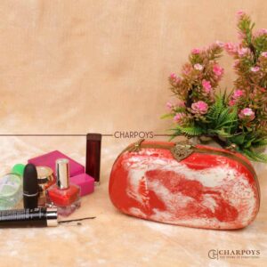 Red Color Designer Clutch
