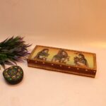 Gemstone Wooden Box 4X10