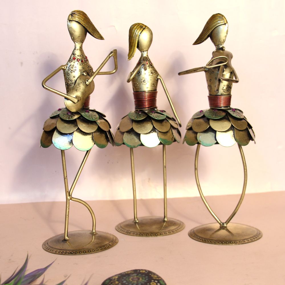 Iron Guitar Doll Set Of 3