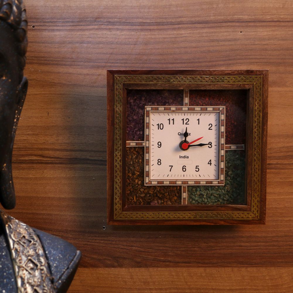 STONE WALL CLOCK 7 INCH