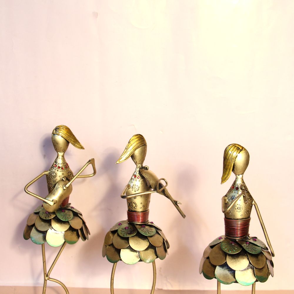 Iron Guitar Doll Set Of 3