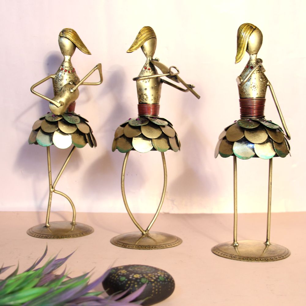 Iron Guitar Doll Set Of 3