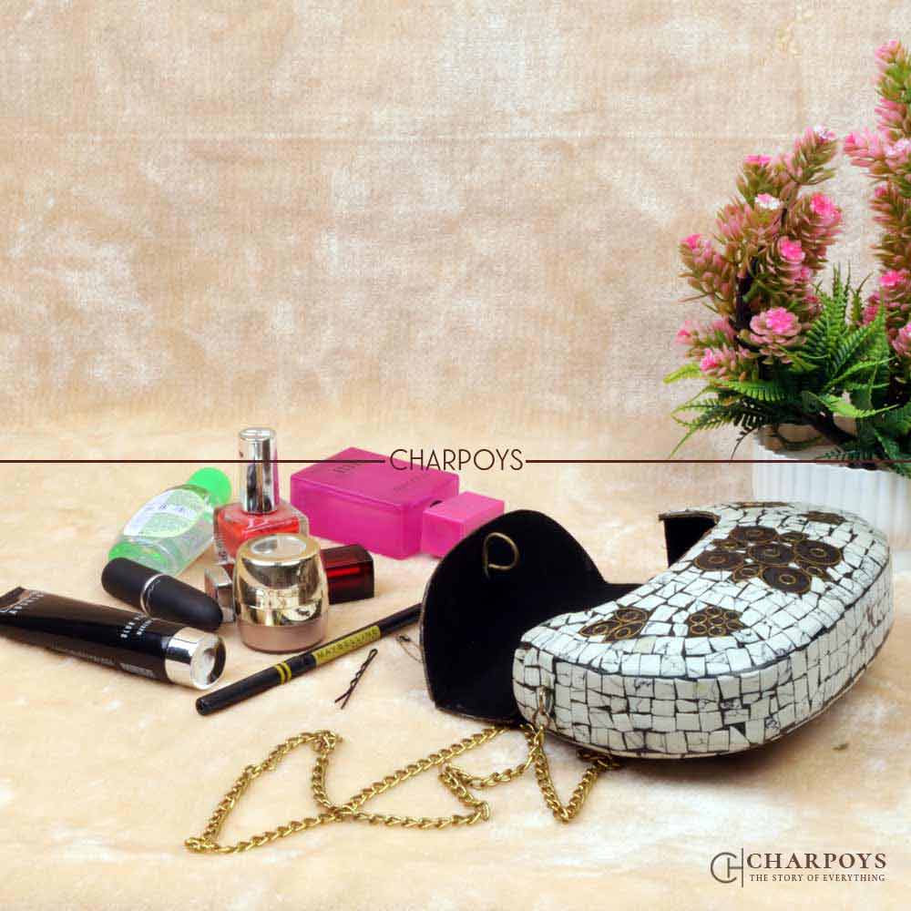 Mother of Pearl Embedded Clutch