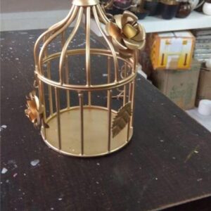 DECORATIVE CAGE GOLDEN COLOR