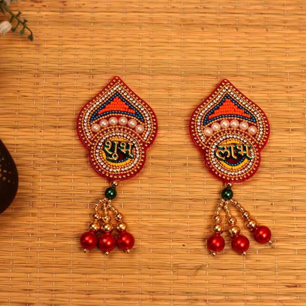 Diwali Decor Shubh Labh Set Of 2