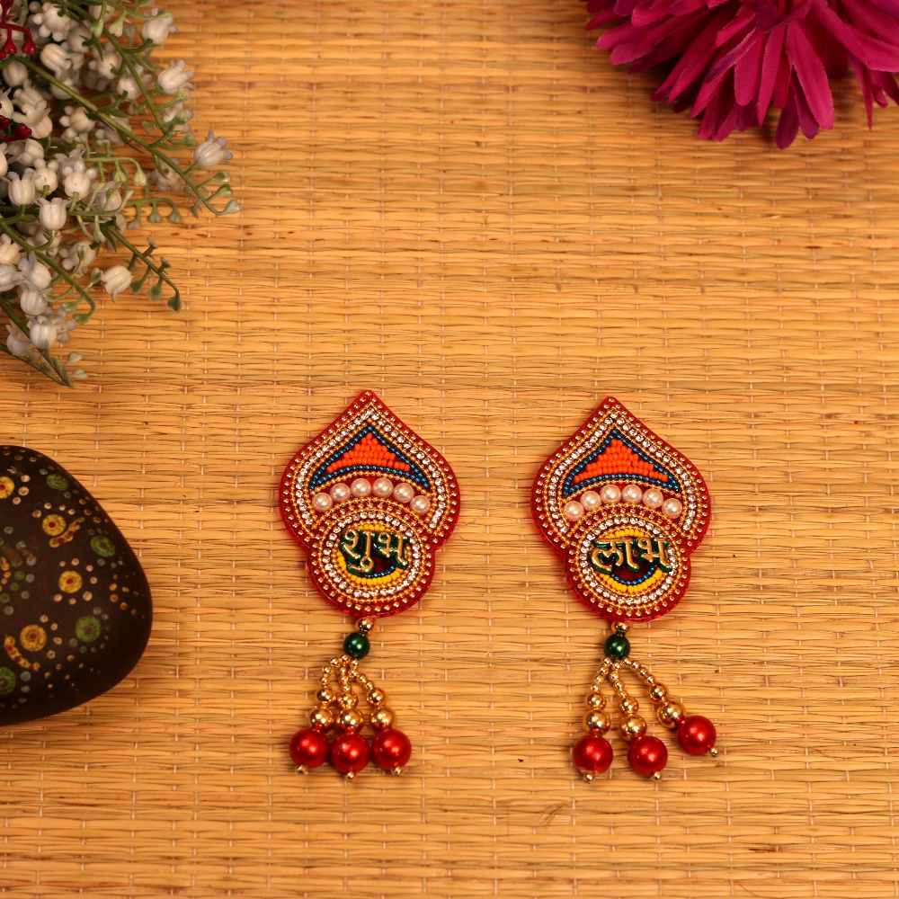 Diwali Decor Shubh Labh Set Of 2