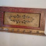 HANDPAINTED RECTANGLE 7 HOOK KEY HOLDER
