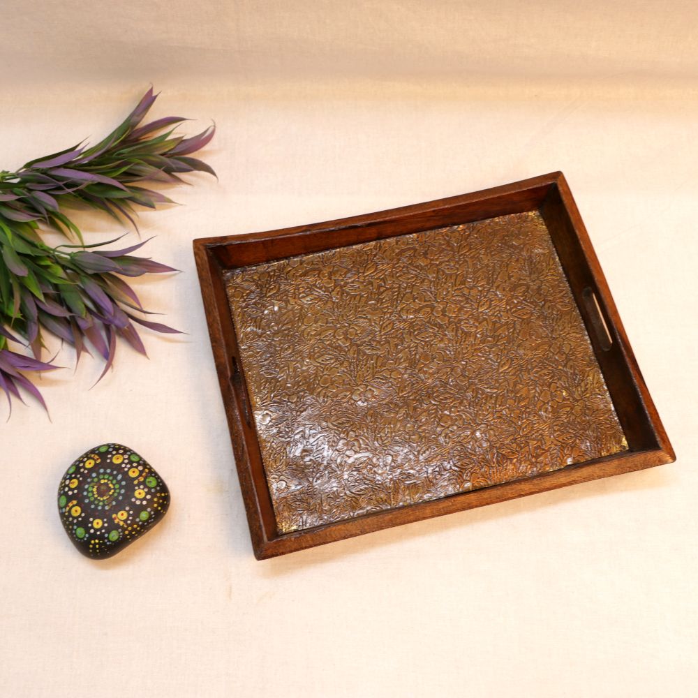 WOODEN TRAY 10X12