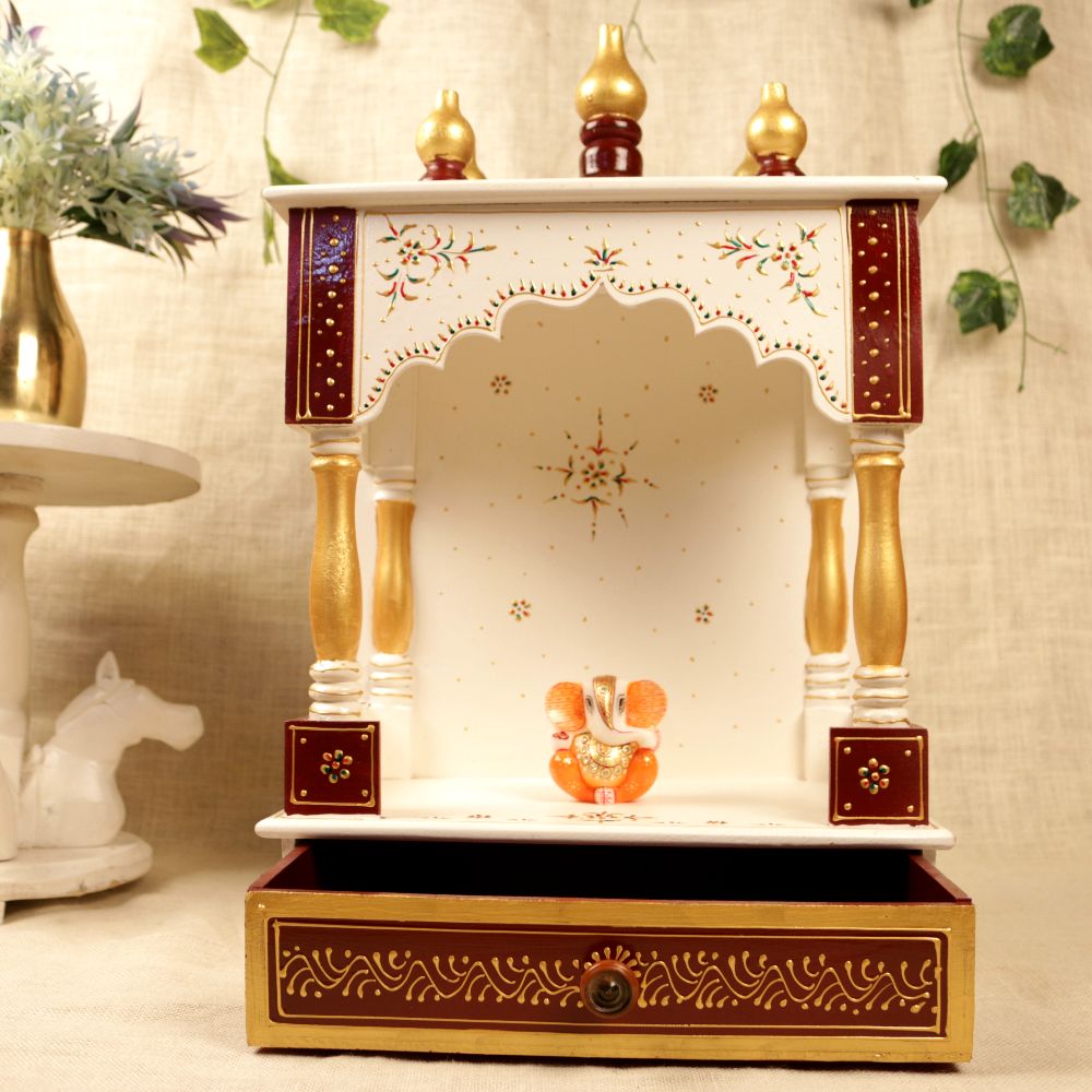 5 GHUMBAJ MANDIR WHITE COLOUR OPEN 9X15X18