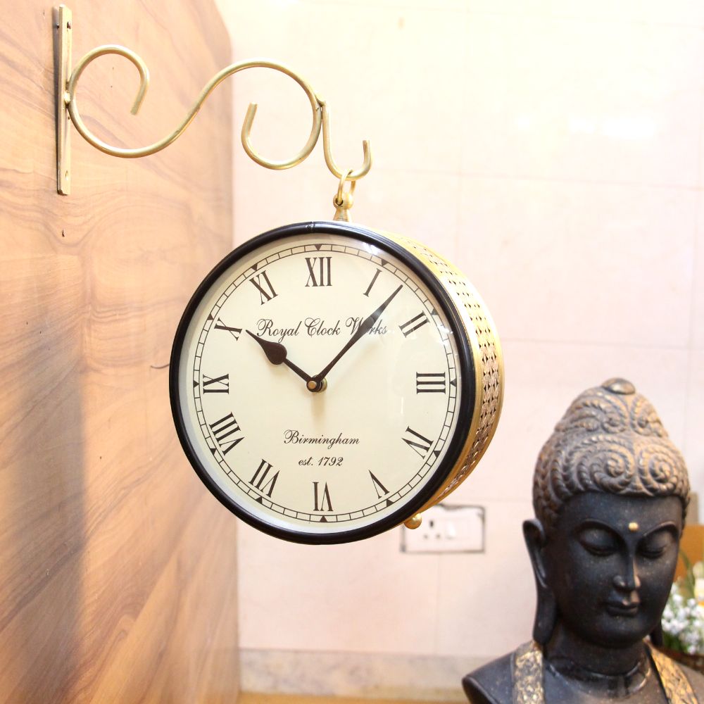 Railway Frame New Jali Clock 8 Inch