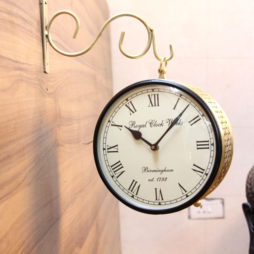 Railway Frame New Jali Clock 8 Inch