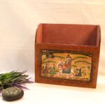 WOODEN MAGAZINE HOLDER
