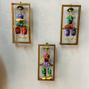 IRON PAINTED WALL DECOR 3 FRAME S/3-1157