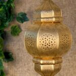 GOLDEN MORROCAN LANTERN