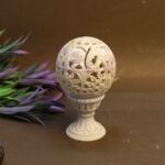 MARBLE BOTTLE LAMP 6 INCH