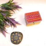 WOODEN PAINTED AMBOZ BOX 3.5X2.5