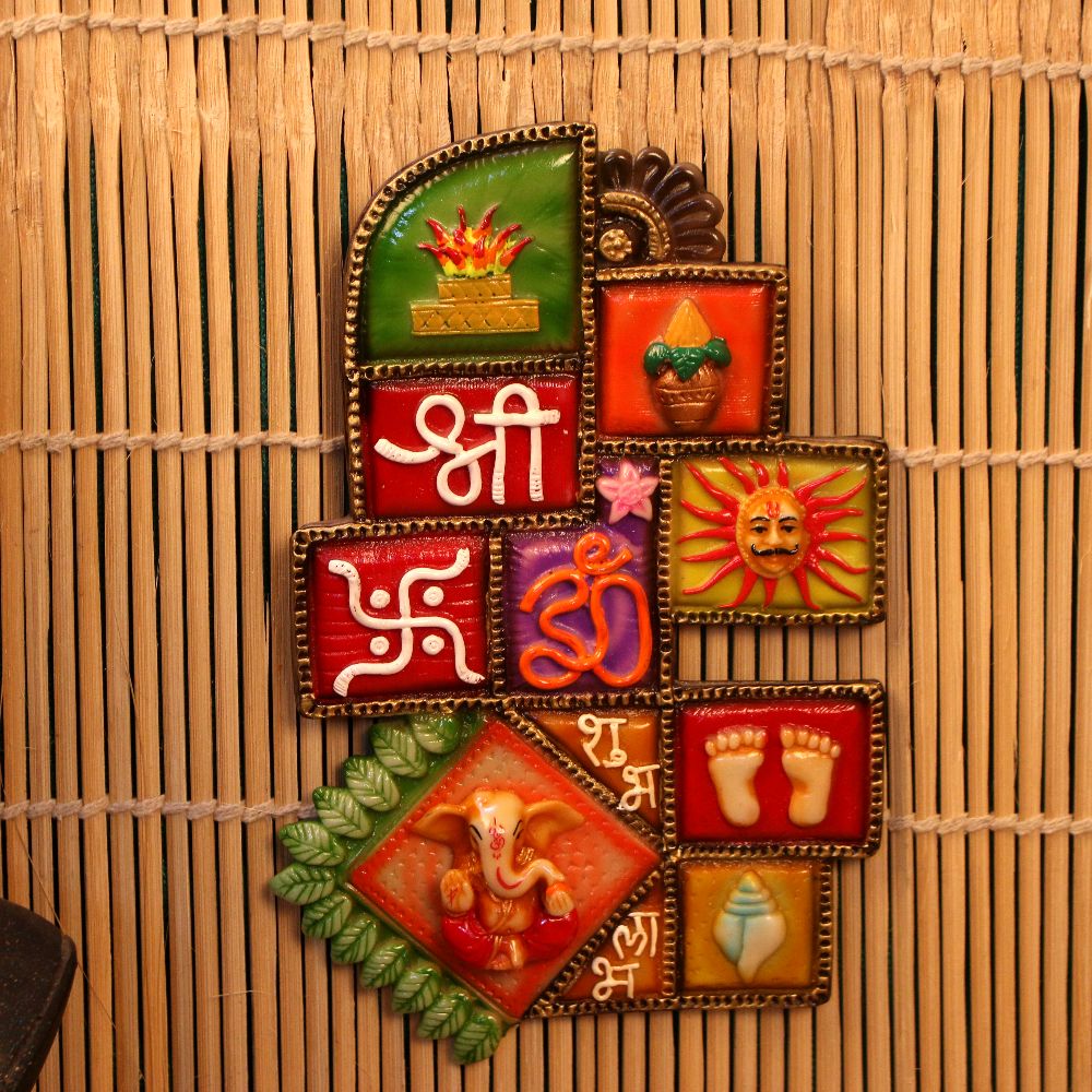 Wooden Wall Ganesh Frame Big 315 W/