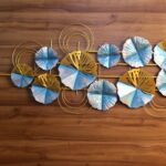 IRON WALL DECOR BLOOMING WALLART-1107