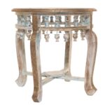 ANTIQUE WELLS ROUND SIDE TABLE