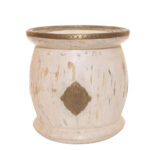 BARREL STYLE SIDE STOOL/TABLE