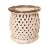 BARREL STYLE CUTTING WORK SIDE TABLE/STOOL