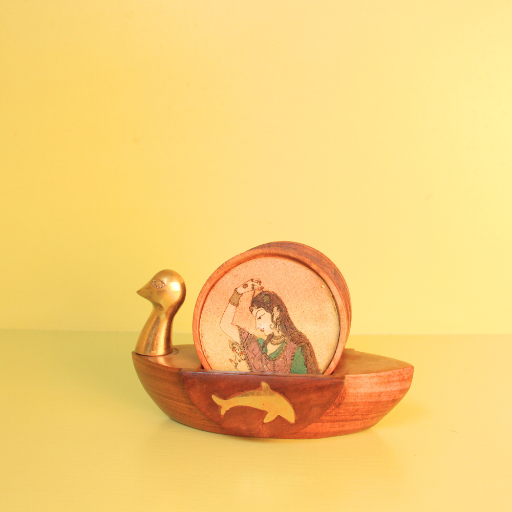 Wooden Duck Tea Coaster